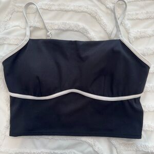 JoyLab Black and White Activewear Top